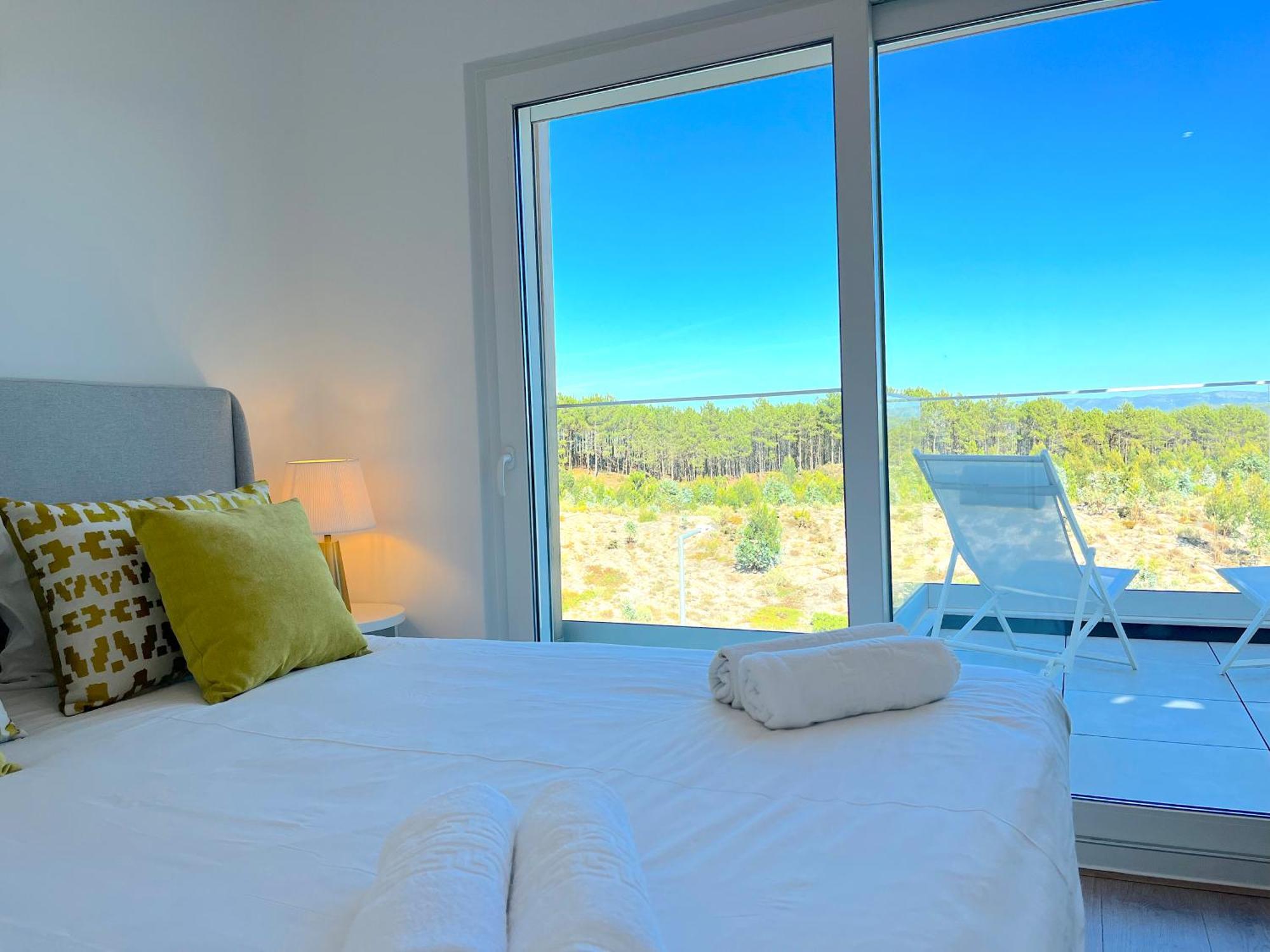 Mar A Vista - Condominium With Pool, Gym And Sea Views Назаре Экстерьер фото