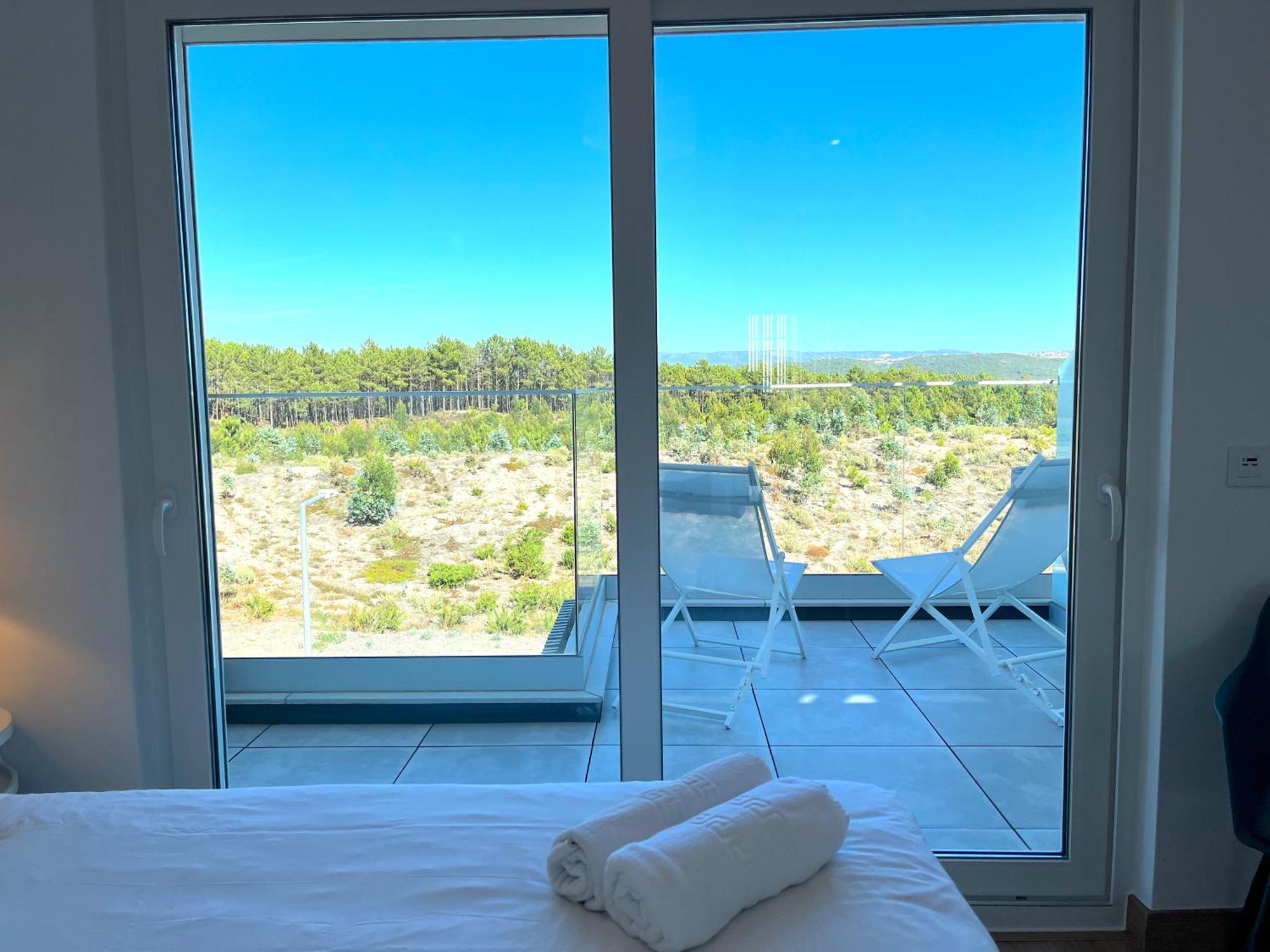 Mar A Vista - Condominium With Pool, Gym And Sea Views Назаре Экстерьер фото