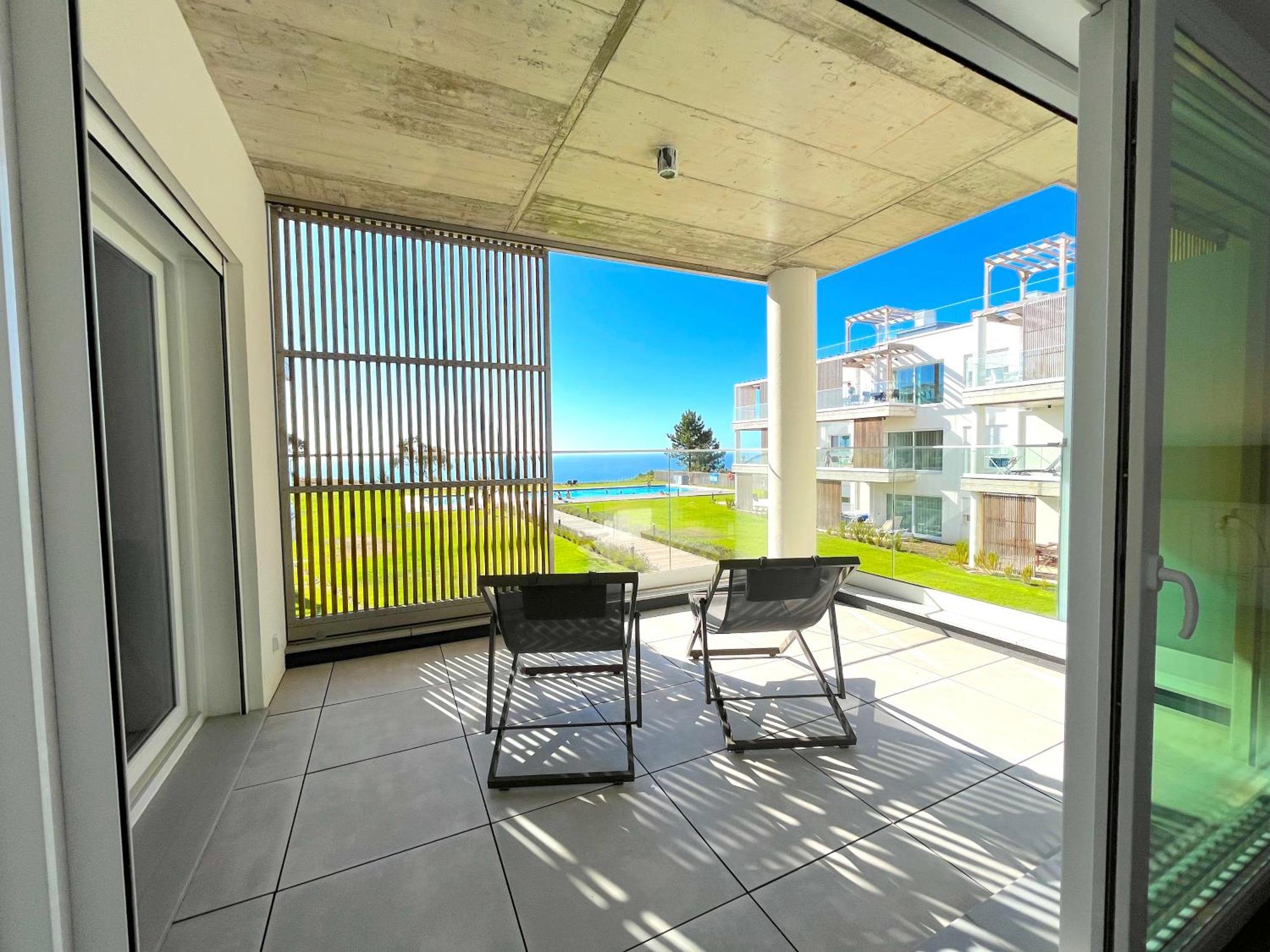 Mar A Vista - Condominium With Pool, Gym And Sea Views Назаре Экстерьер фото
